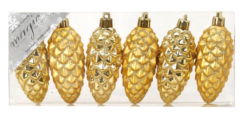 Zapfen christbaumschmuck - 6,
