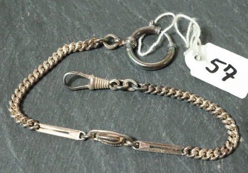 Alte silberne taschenuhrkette - alte,