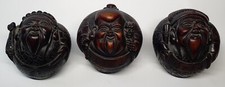 Fu Lu Shou Set, geschnitzt aus