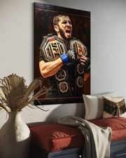Islam Makhachev Leinwand Bild
