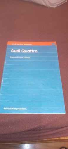 Vag handbuch audi quattro - vag,