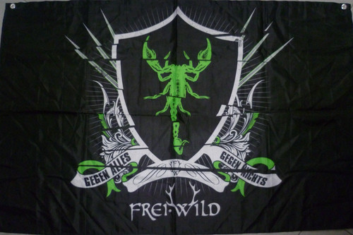 Frei wild fahne flagge - fahne,