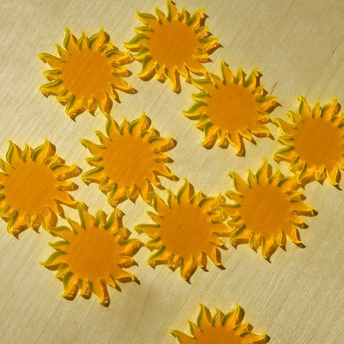 Plexiglas streudeko sonne - -,