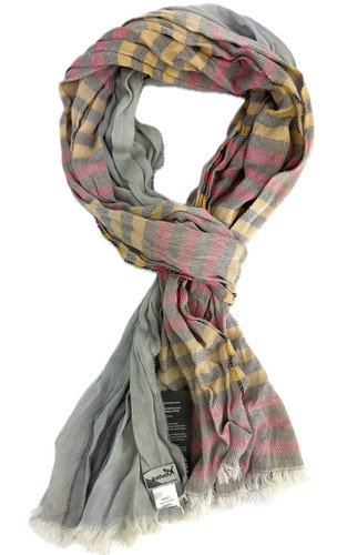 Baumwollschal knitterlook - baumwollschal,
