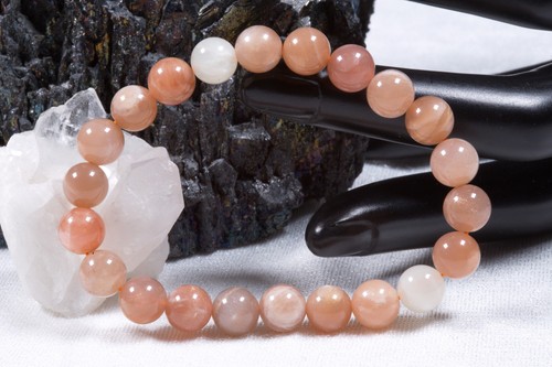 Edelstein armband mondstein - edelstein,