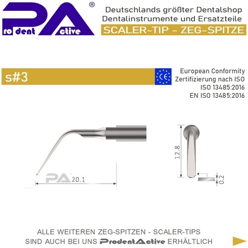 Scaler tip zeg spitze s - -, s#3