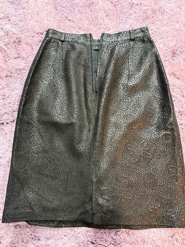 Lederrock schwarz bleistift - lederrock,