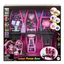 Monster High Draculaura Secret Potion Room Puppen-Spielset mit mehr als 12 Ac...
