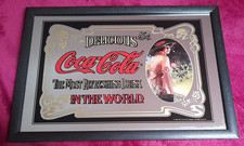 *  ÄLTERER  COCA COLA  WERBESPIEGEL *  22 x 32  *