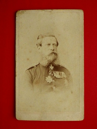 Cdv foto kaiser friedrich iii - kaiser,