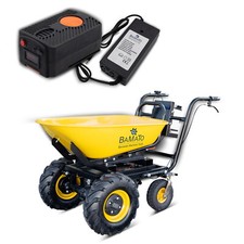 BAMATO elektrische Schubkarre MTR-300W Motorschubkarre Akku Schubkarre 300 kg