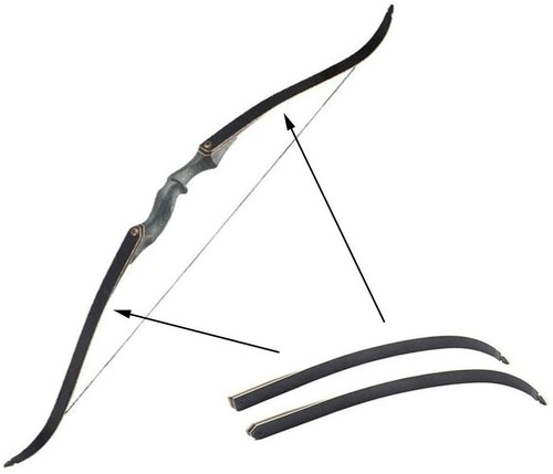 60lb takedown recurvebogen - takedown,