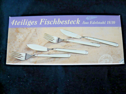 Eduscho fischbesteck 4 tlg - eduscho-, 4-tlg