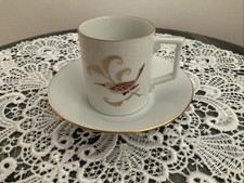 Porzellan Sammeltasse Mocca Gedeck Höchst ###