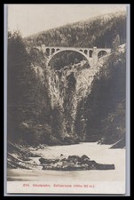 Ansichtskarte Albulabahn / Solisbrücke - Schweiz