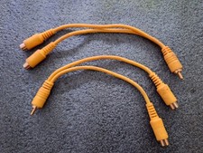 2x Y-Cinch Audio Adapter 1x Stecker auf 2x Buchse – geprüft, voll funktionsfähig