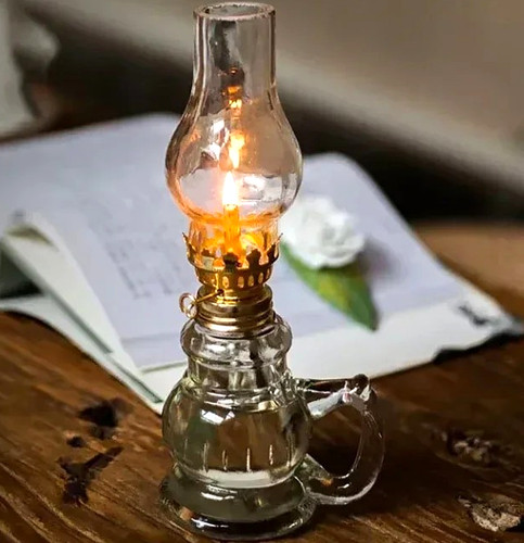 Mini glas öllampe laterne - mini, glas-Öllampe/laterne