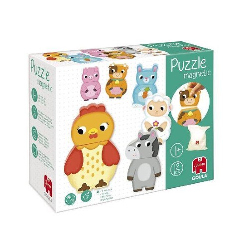 Goula magnetisches holzpuzzle - goula,