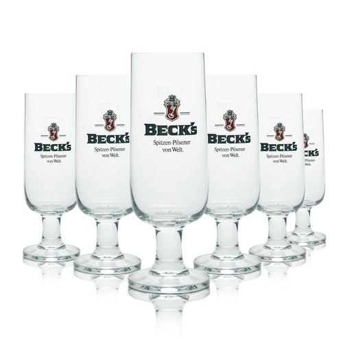 Becks glas bier pokal - glas,