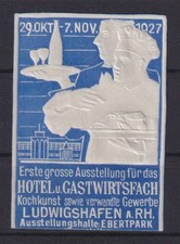 Jugendstil Art Nouveau Künstler Vignette Ludwigshafen Hotel + Gastwirtschaft