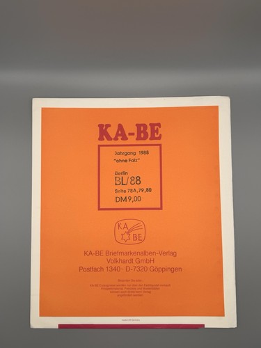 Albumseiten berlin 1988 - ka-be,