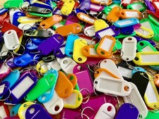 Schlüsselschilder beschriftbar Schlüsselanhänger Schlüsselring zum Beschriften 