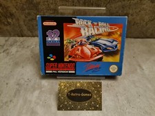 SNES Super Nintendo Rock N Roll Racing  mit OVP und Anleitung NOE