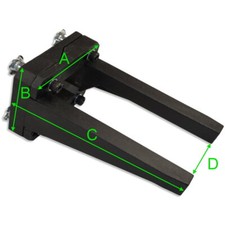 Motorträger Motorhalter verstellbar 62-113mm Nylon RC Flugzeug 60-120 Verbrenner