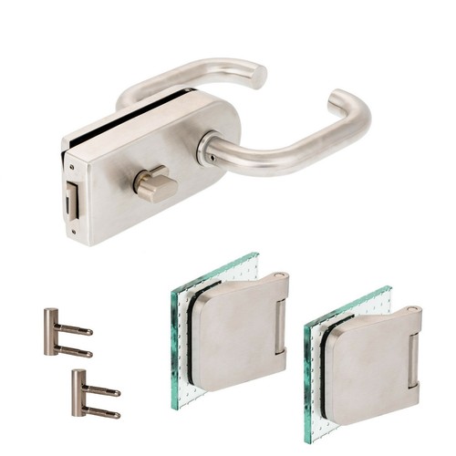 Glastürbeschlag set - set, +