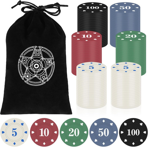 120 stück pokerchips jetons - pokerchips,,