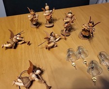 7 Deko Figuren, evtl. für Tannenbaum 5 cm hoch