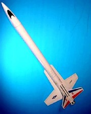 Sonderpreis! Fliegende Modellrakete INTRUDER in OVP, OOP