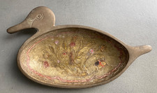 Schale aus Messing Form Ente wunderschön 26 cm lang