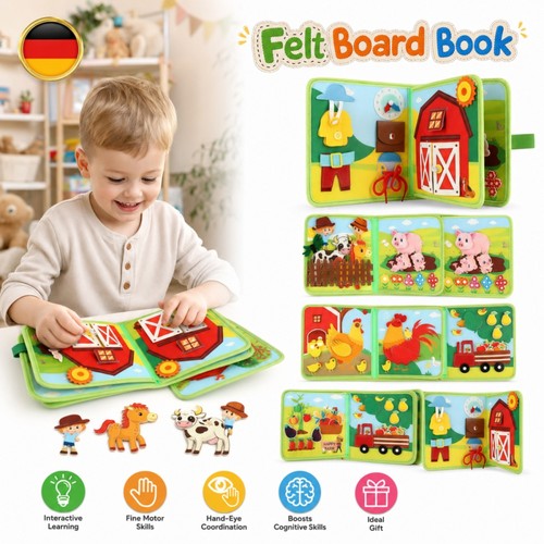 Filz quiet book - filz, busy