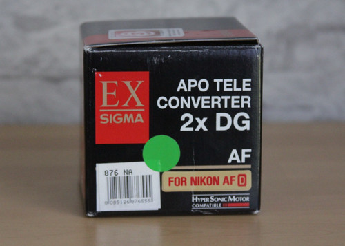 Sigma tele converter apo 2x - sigma,