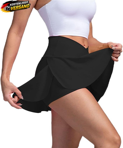 Damen tennisrock mit hose - tennisrock,