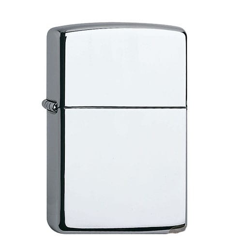 Feuerzeug zippo aus chrom - feuerzeug,