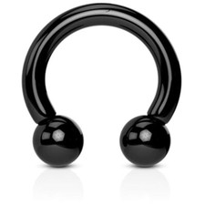 Circular Ring Acryl Schwarz