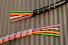 Spiralschlauch Kabelschutz schwarz(UV) oder transparent 10 Meter 