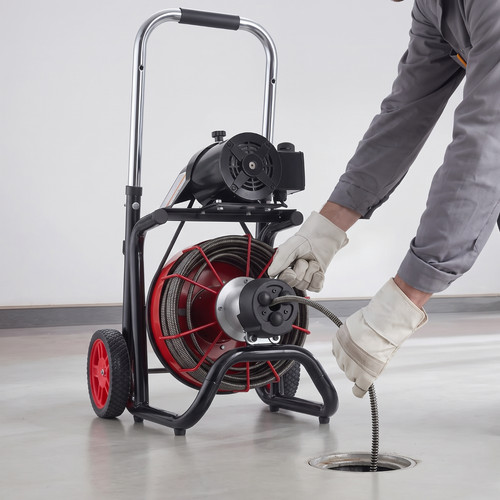 Rohrreinigungsmaschine m - rohrreinigungsmaschine,