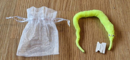 Neongelber wurmli zauberwurm - neongelber,