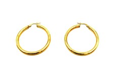 1 PAAR CREOLEN  glänzend in