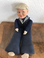 Alte Puppe, Matrose, ca.1930, signiert