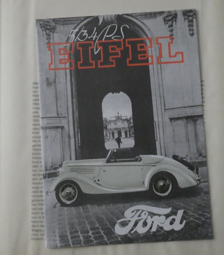 Ford eifel prospekt 1936 - prospekt,