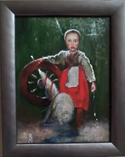 Gemälde mädchen mit - "mädchen,