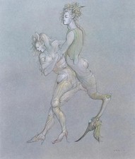 Leonor FINI : Les Amants