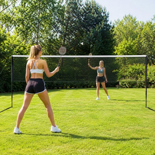 Badmintonnetz 1x0 7m - badmintonnetz, 6,1x0,7m