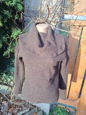 Wollpulli von Hessnatur, Größe S, 100% Schurwolle, braun