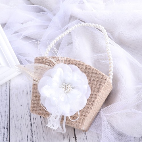 Hochzeitskorb aus sackleinen - hochzeitskorb,
