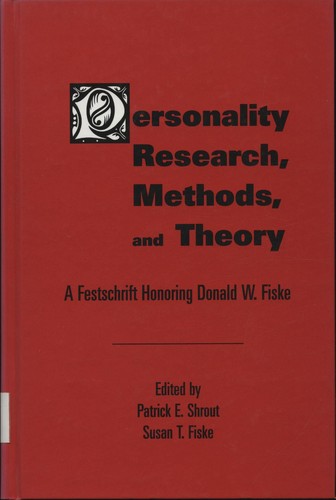 Personality research methods - personality, research,